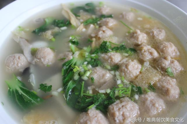 陜西特色小吃——生氽丸子湯