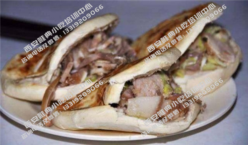 陜北耳絲肉夾饃