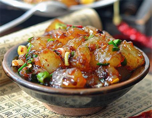 炒涼粉
